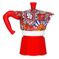 Гейзерная кофеварка Bialetti Moka Express 5329 Dolce&Gabbana Carretto Siciliano