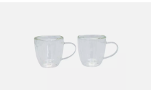 dbw010 Bialetti 2 шт. Набор стеклянных чашек Capri 160 мл
